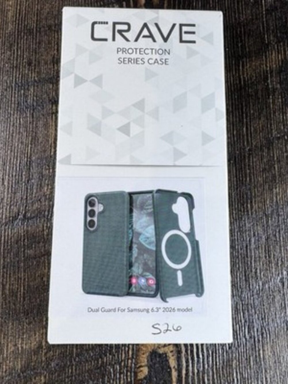 Crave Dual Guard Protection Samsung S26 Case 6.3" Forest Green Shock‎ Resistant